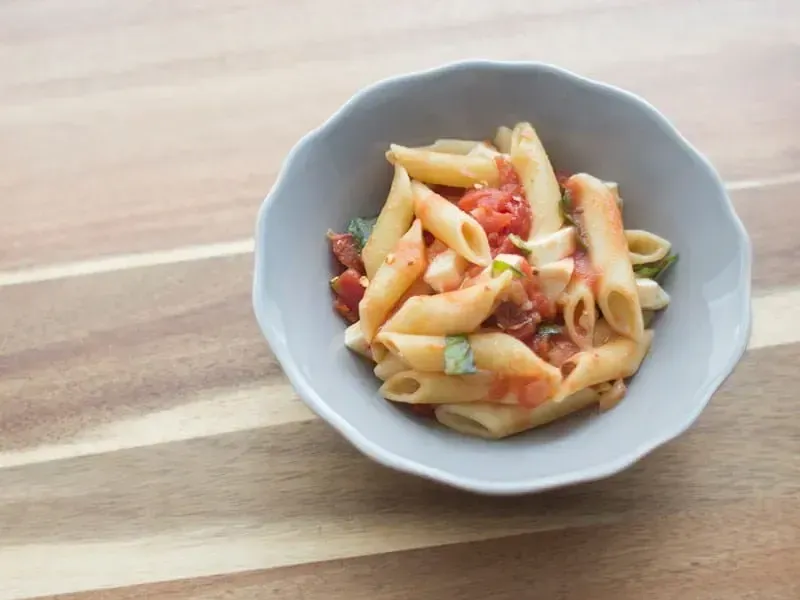 Barilla® Mostaccioli with Red Onions, Tomatoes and Smoked Mozzarella Cheese Recipe | US_PROD-d5d60d83-bb83-4110-9da1-2637d2471fcf