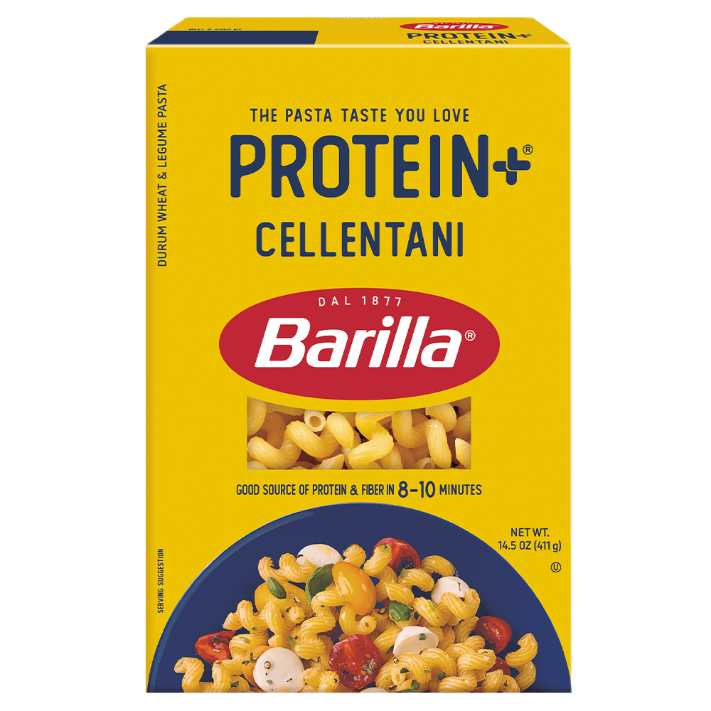 Barilla® Protein+ Cellentani 2025 Product Packaging | US_PROD-2EavrtjdFvi0gKjNCUUmpu