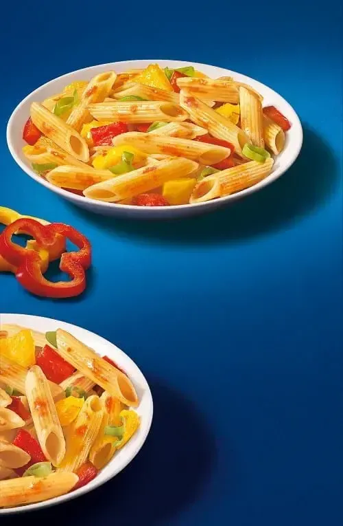 Barilla® Penne Pasta with Bell Peppers and Leeks Recipe | US_PROD-377181bc-1914-4d20-9026-44c01aad3644