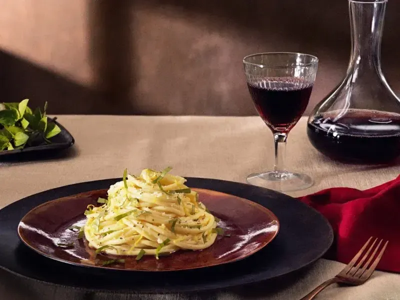 Barilla® Al Bronzo® Bucatini Pasta with Lemon, Ginger, Parmigiano and Thai Basil Recipe | US_PROD-215d1da1-4fff-4a04-8d2f-f32e0f949dfa