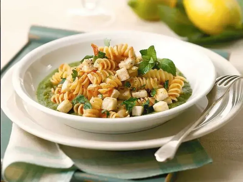 Barilla® Rotini Pasta with Swordfish and Peas Recipe | US_PROD-0c92c46c-5518-4bba-955a-e090bf92e3f8