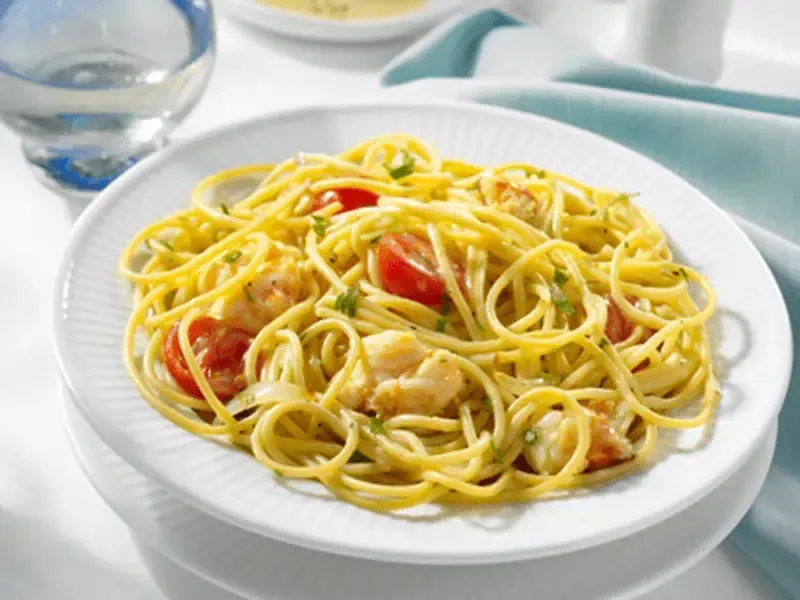 Barilla® Thick Spaghetti Pasta with Lobster, Cherry Tomatoes and White Wine Recipe | US_PROD-2049a129-11b2-48f1-97b1-2eeeda0c01a8