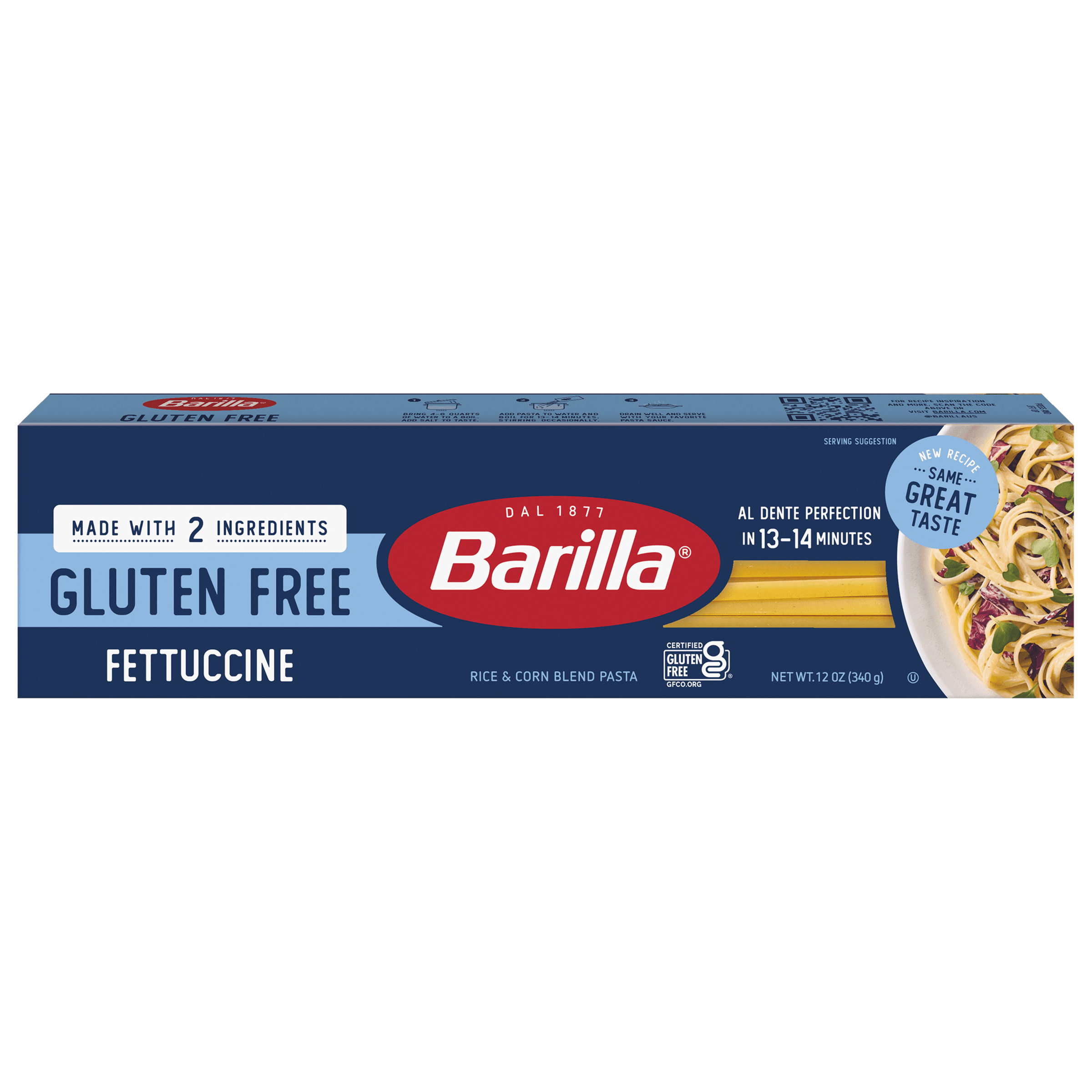 Barilla® Gluten Free Fettuccine Product Package | US_PROD-3DC0GZJZlZQJ9udUjTtM2j
