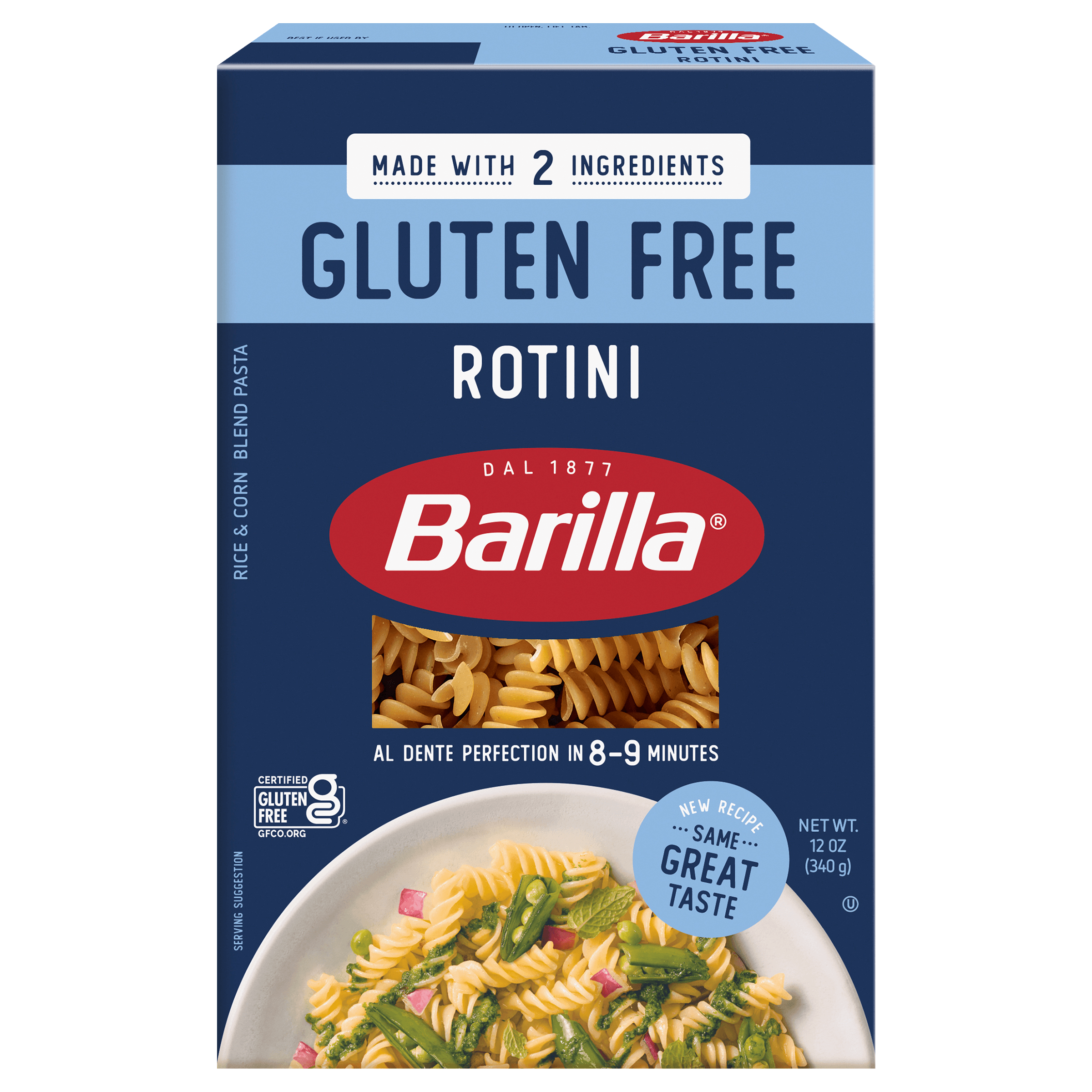 Barilla® Gluten Free Rotini Product Package | US_PROD-33cer9f2vL8AbiWjIXNCW6