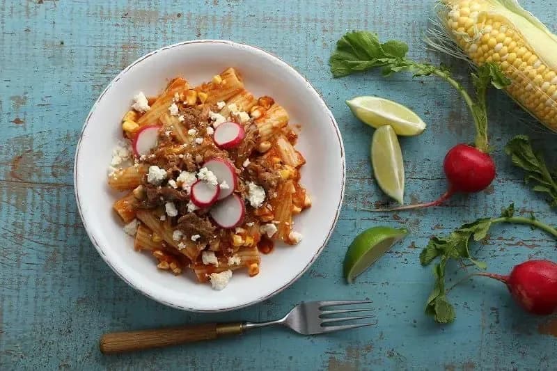 Barilla® Carnitas and Corn Rigatoni Recipe | US_PROD-a7964ef7-40c7-400b-a519-d7f95a006e67