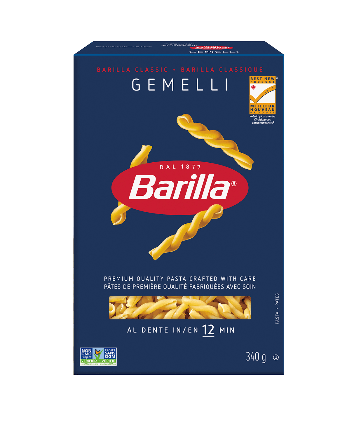 Barilla Gemelli Pasta - Packshot - fr-ca | US_PROD-obSV18YgfNU00jjn5v2n8
