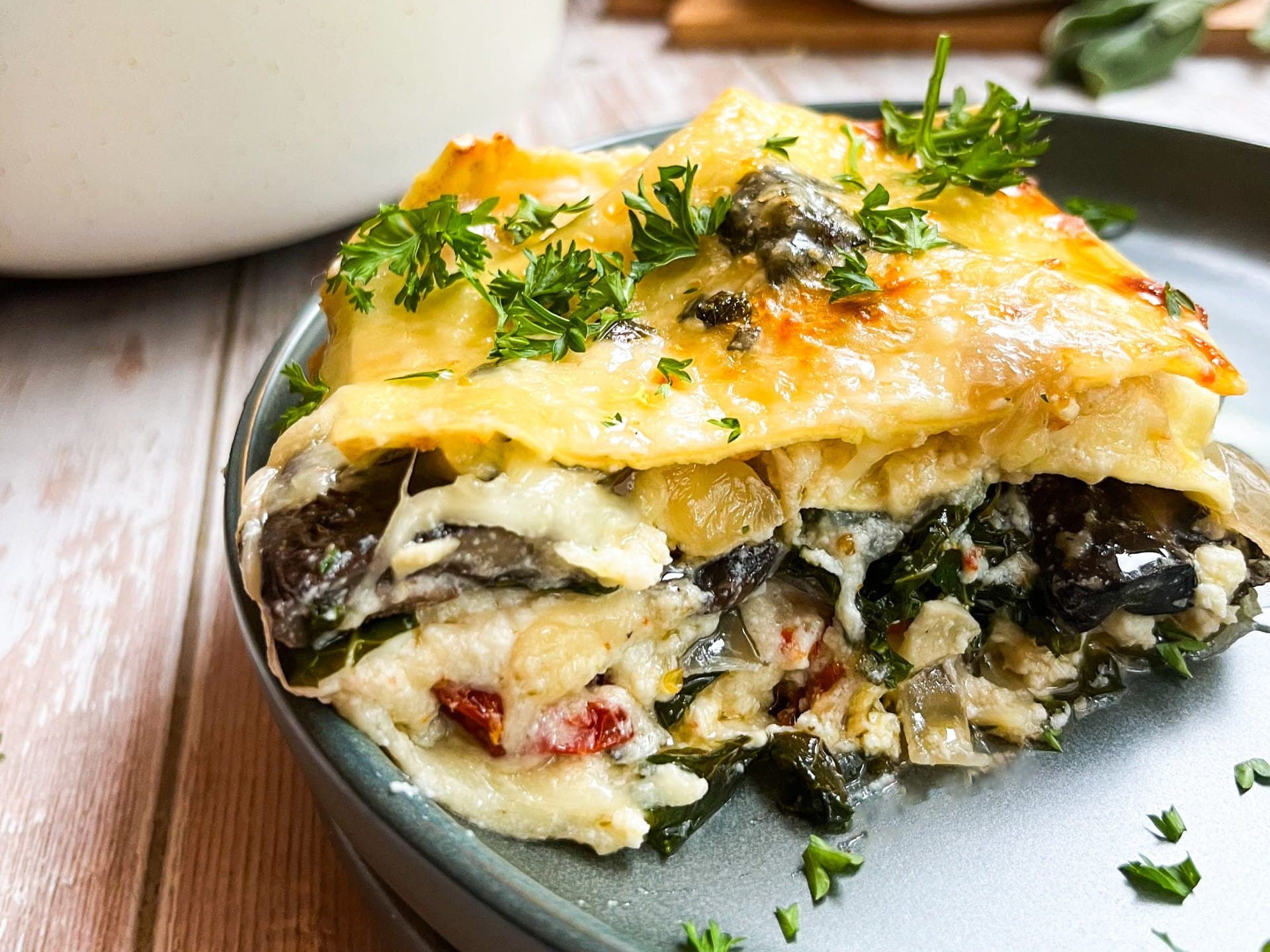 Barilla® White Wine Herb Mushroom Lasagna Recipe | US_PROD-77ee8f8f-f968-4fb0-bc52-c71350ab3aac