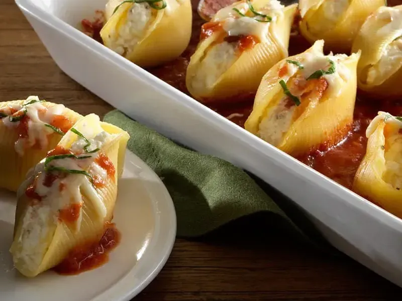 Barilla® Ricotta and Mozzarella Stuffed Jumbo Pasta Shells Recipe | US_PROD-a56204ee-0c2a-45a1-96a2-343a18e1e469