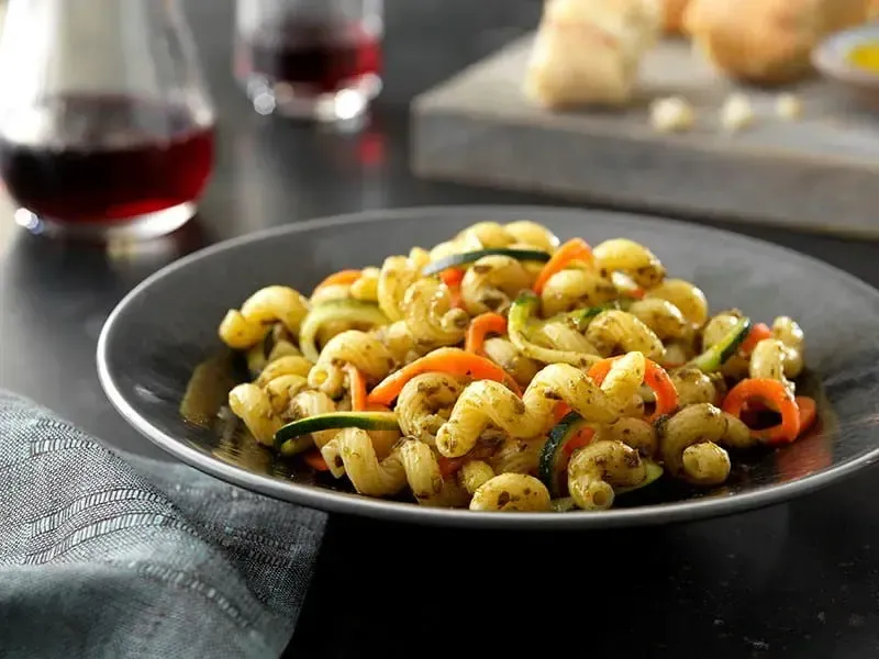 Barilla® Rustic Basil Pesto with Cellentani Pasta and Zucchini Spirals Recipe | US_PROD-4e93a4b7-c9cf-407b-b5d8-ac8f124c3767