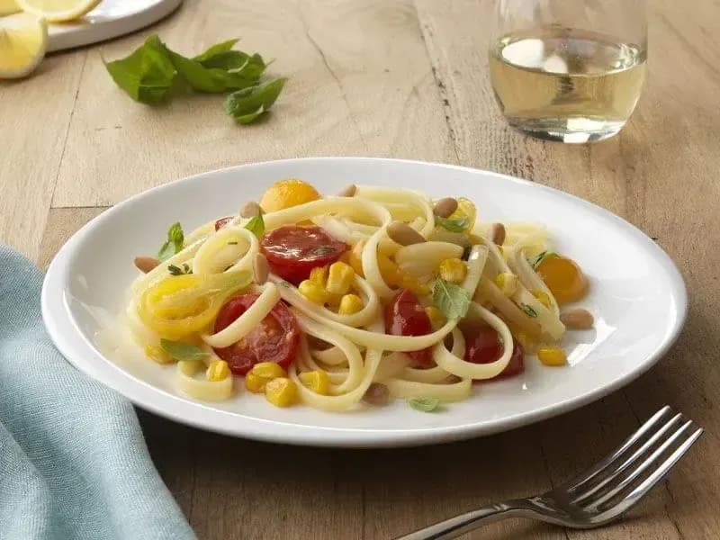 Barilla® Gluten Free Fettuccine Summer Pasta Recipe | US_PROD-44c774c6-c362-4f9c-9210-e1672d78f212