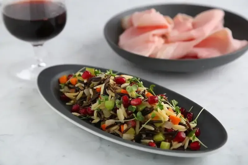Barilla® Orzo Pasta and Wild Rice Salad Recipe | US_PROD-68d311b5-33ad-4149-8c95-add323dfddc8