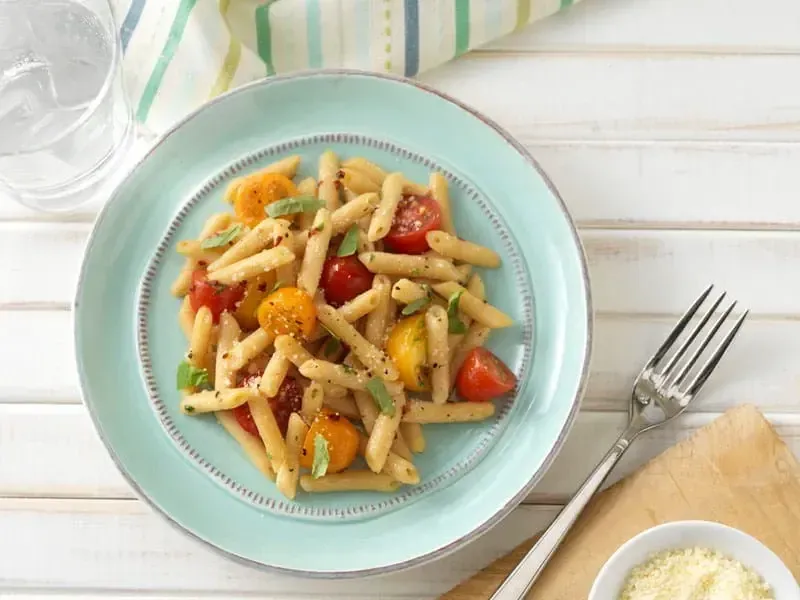Summer Picnic Pasta Salad with Barilla® Ready Pasta Penne and Red & Yellow Cherry Tomatoes Recipe | US_PROD-d4c6a7cf-994b-4b93-8ceb-809a0496c21b