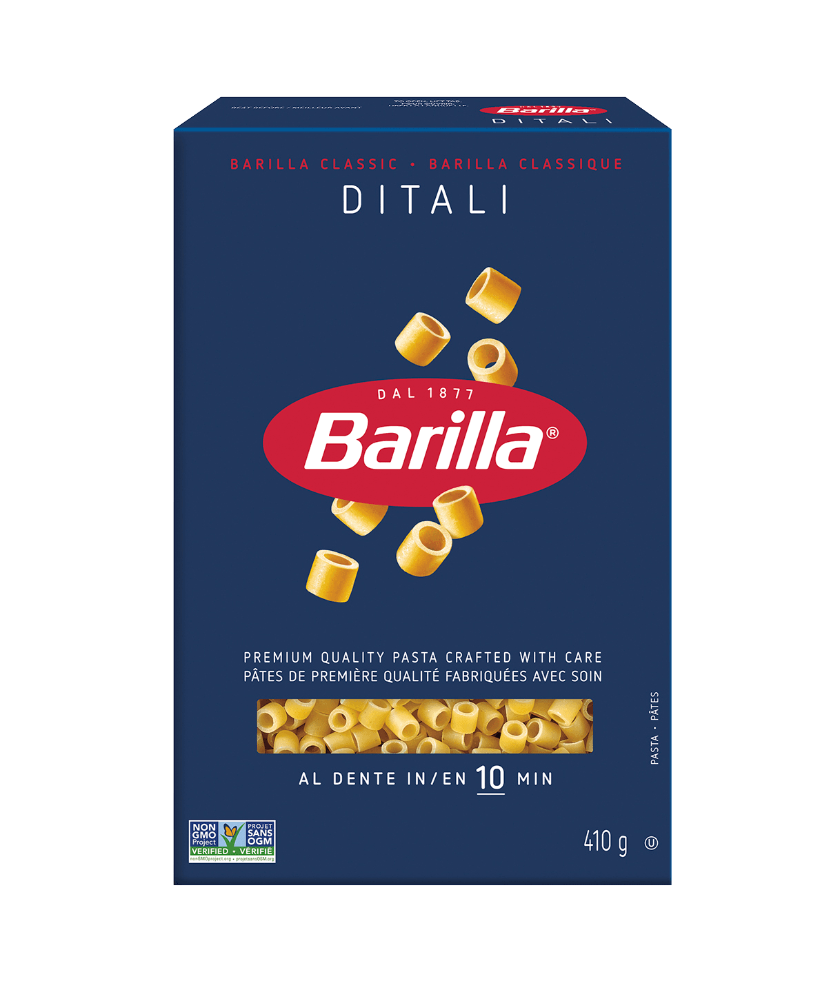 Barilla Ditali Pasta - Packshot - en-ca | US_PROD-2OMgMzRk6slgsrZId6ANCx