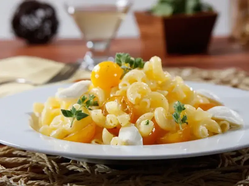 Barilla® Gluten Free Pasta Salad with Yellow Cherry Tomatoes Recipe | US_PROD-30857a70-dc36-47ae-be7a-43a99e2608a8