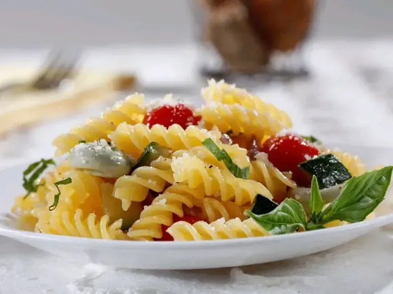Barilla® Gluten Free Rotini Pasta with Sautéed Summer Vegetables Recipe | US_PROD-5ee149c7-d7e9-4b63-a445-86af20d3fa4c