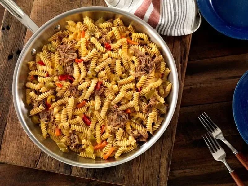 Barilla® Easiest Rotini Pasta Plate with Cheesy Italian Beef