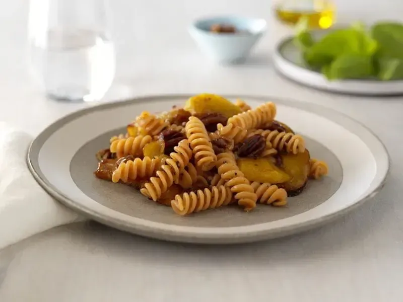 Barilla® Red Lentil Rotini Cacio e Pepe with Squash and Pecans Recipe | US_PROD-4c64545a-3735-4e40-85d8-b939ef5e44b4