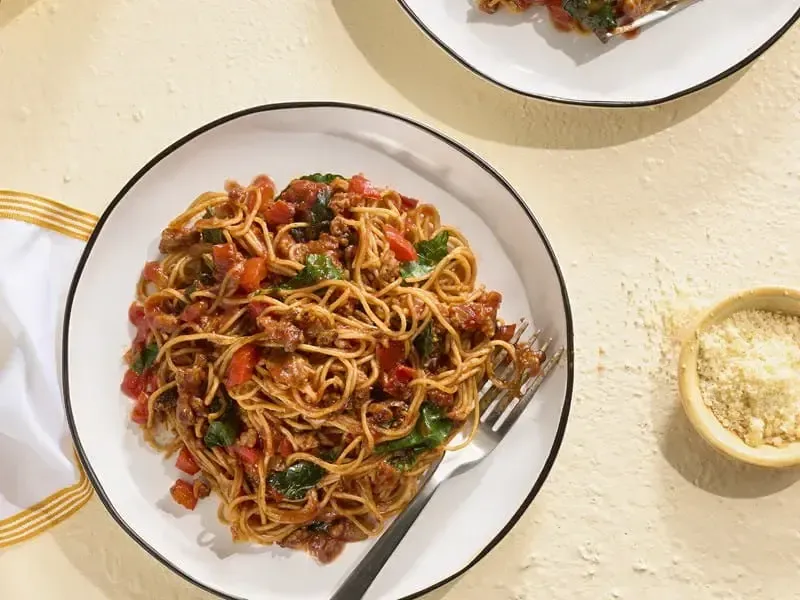 Barilla® Protein+® Angel Hair Pasta with Sausage and Kale Recipe | US_PROD-c8b7c577-21c5-4003-bee9-bf200ea9dbf1