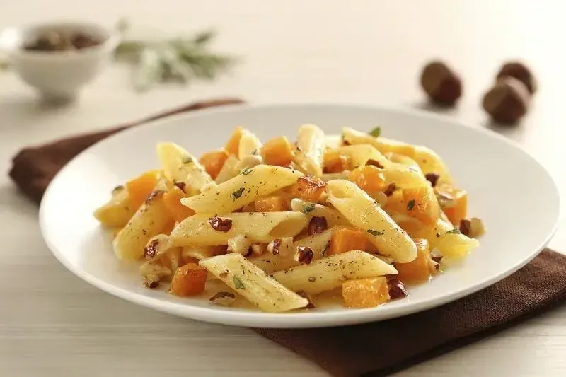 Barilla® Gluten Free Penne Pasta with Roasted Butternut Squash and Sage Hazelnut Brown Butter Recipe | US_PROD-b5797cd9-8a55-41ce-b4b3-6103f6125a15