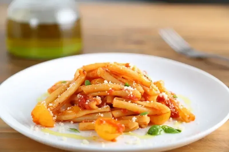 Barilla® Casarecce Pasta with Calabrian Chili Sauce, Parmigiano, Mint and Basil Recipe | US_PROD-7c331554-3b4f-4107-b0ae-c54e1f688b04