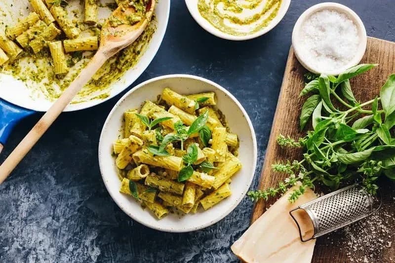 Rigatoni Pasta with Barilla® Creamy Genovese Pesto Recipe | US_PROD-9d5420ac-1ebe-4fb5-8ab4-2aa7279bb0f6