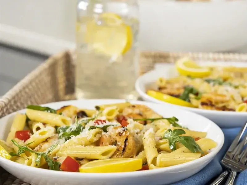 Barilla® Penne Pasta with Grilled Shrimp Prosecco Vinaigrette Recipe | US_PROD-9f232b40-515b-4e6a-b959-0a7dd110a2e5
