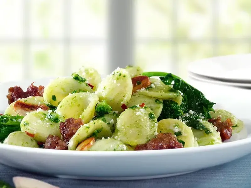 Barilla® Al Bronzo® Orecchiette Pasta with Broccoli Rabe and Sausage Recipe | US_PROD-76bb1c4b-6c7c-49f8-8ad2-fead161d9777