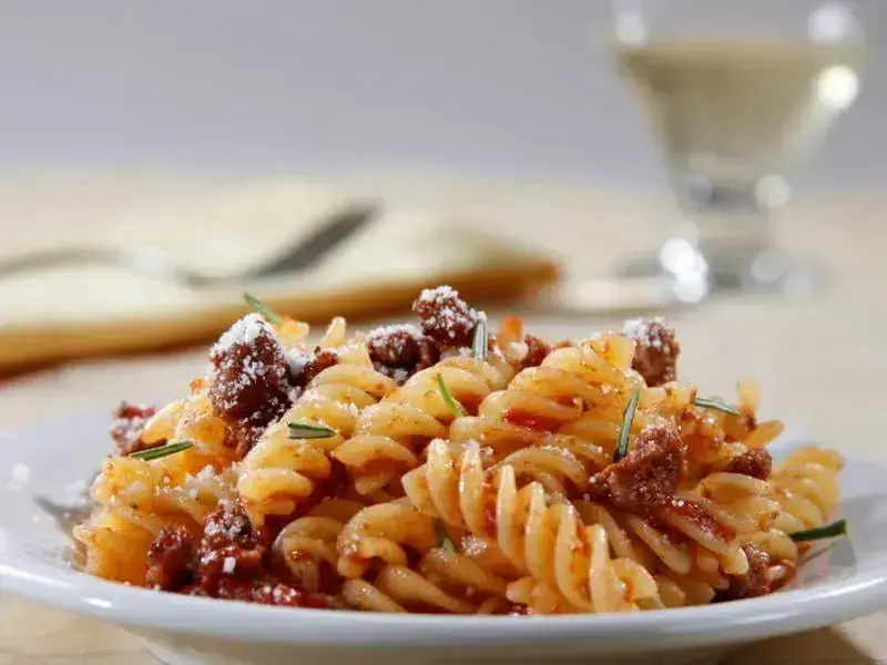 Barilla® Gluten Free Rotini Pasta with Lamb Ragout, Rosemary and Romano Cheese Recipe | US_PROD-91654f6f-9731-442f-b7fe-e12a7a0bc080