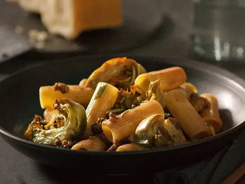 Barilla® Rigatoni Pasta with Lamb, Artichokes, Lemon and Tarragon Recipe | US_PROD-2cbb760c-aa9f-4f41-9e7c-9d1cb6fc8e68
