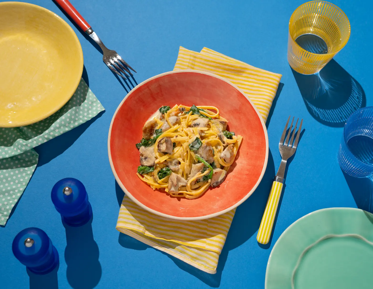 Barilla® Vegan Fettucine Alfredo with Chicken Recipe | US_PROD-5znrGC43KkNeHYKqRq3iv
