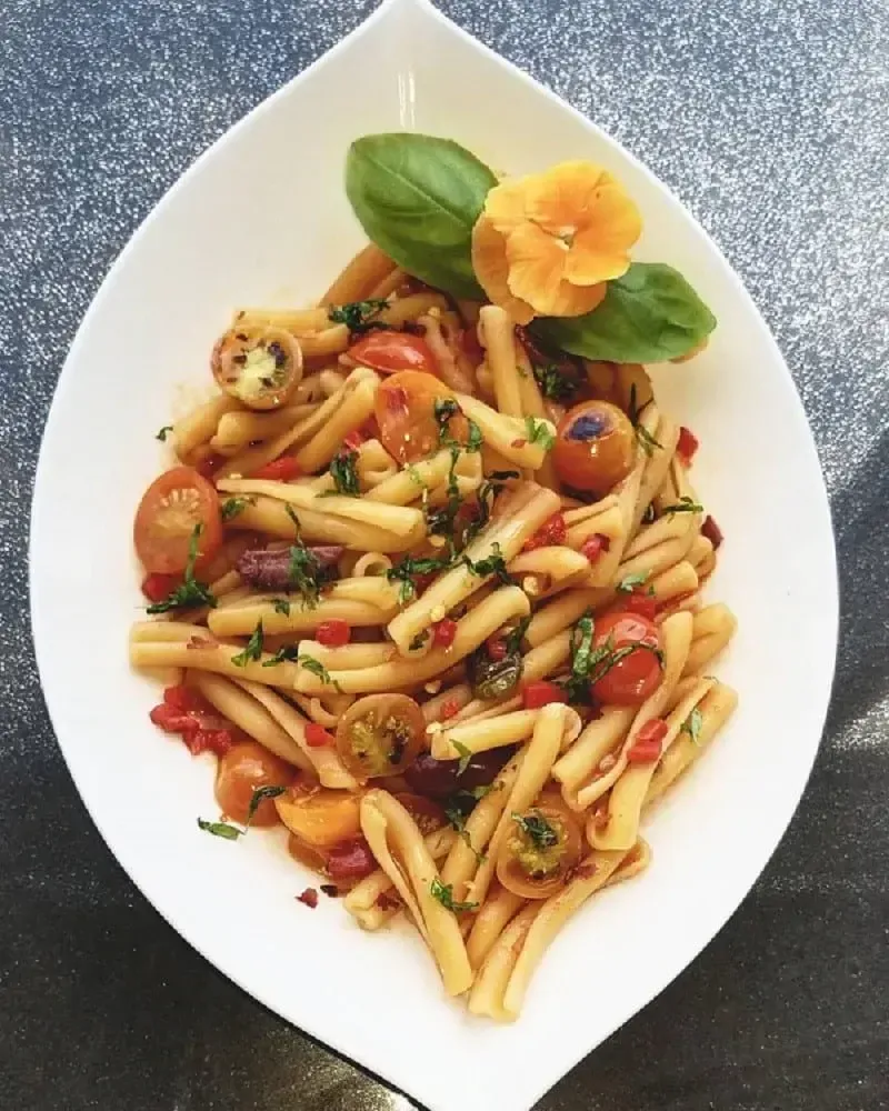 Barilla® Spicy Casarecce Pasta with Assorted Cherry Tomatoes and Olives Recipe | US_PROD-b6710e36-d617-4388-a2f2-27617b1b7e46