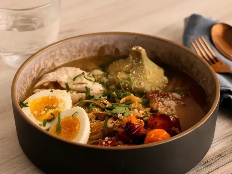 Barilla® Ramen Chicken Soup with Whole Grain Fettucine Pasta Recipe | US_PROD-314fc89a-31ac-4bc4-ac96-15cda77d172e