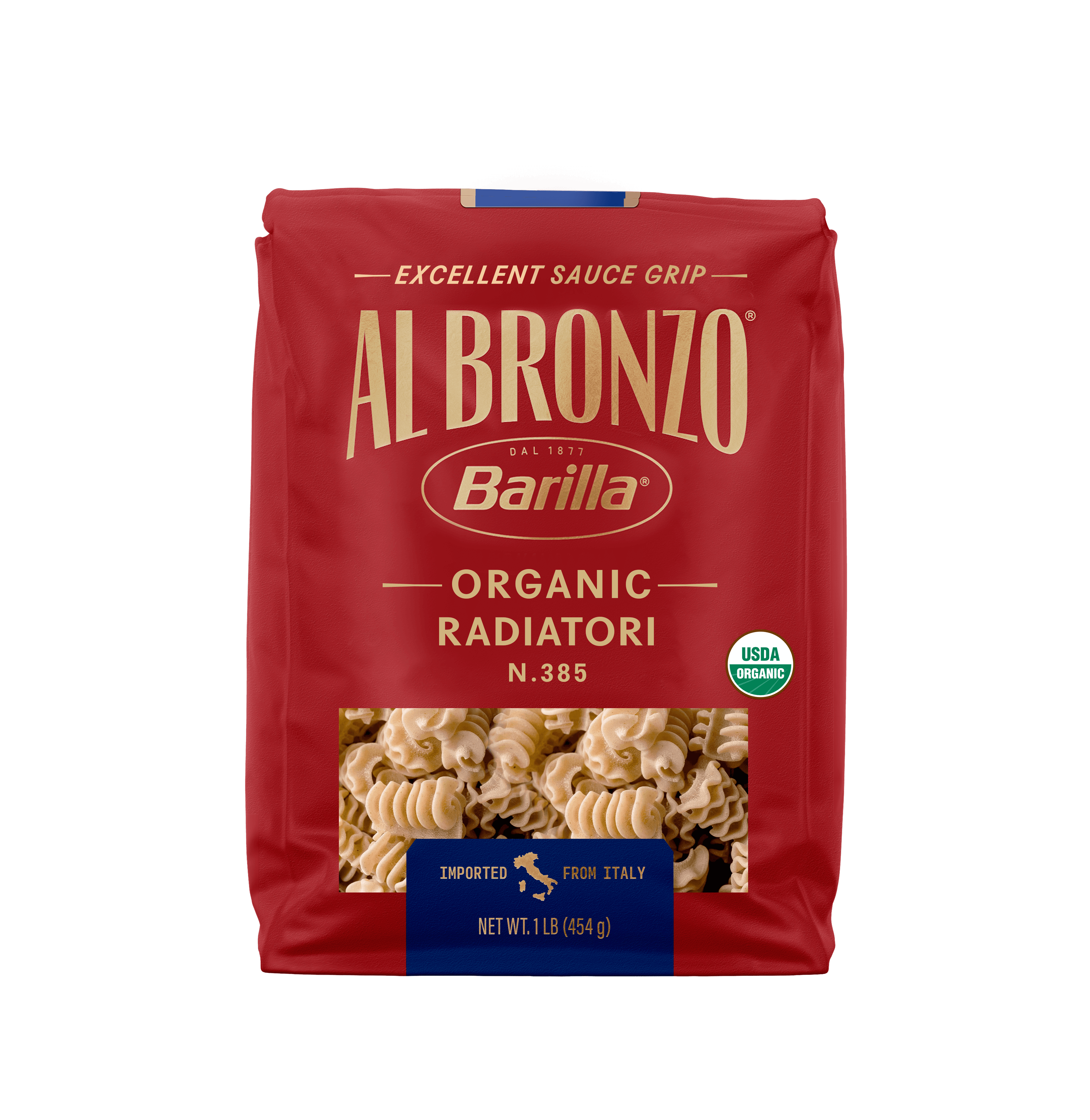 Barilla® Al Bronzo® Organic Radiatori Pasta | US_PROD-4GDH6o8Ec59Ct6G1TGHdpl