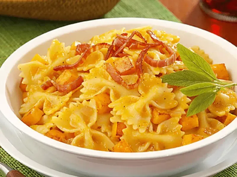 Barilla® Farfalle Pasta with Butternut Squash, Sage and Crispy Prosciutto Recipe | US_PROD-b199622f-6858-4862-81c3-edfada69ac6d