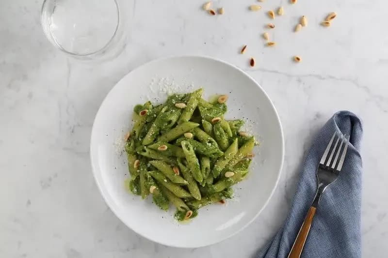 Spinach Pesto with Barilla® Penne Pasta Recipe | US_PROD-3e939dc9-d07f-494e-b796-e40b613ef866