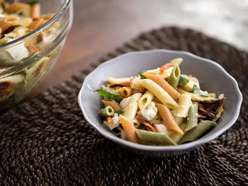 Barilla® Tri-Color Penne Pasta Salad with Roasted Veggies and Shredded Parmigiano Cheese Recipe | US_PROD-b5b71b94-e06c-45a4-acad-13eb37c5ce03