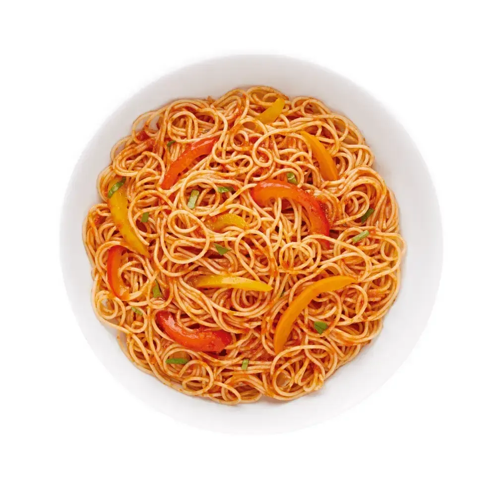 Barilla® Angel Hair Pasta with Marinara Sauce and Sweet Peppers Recipe | US_PROD-e2226ed4-1d2a-4596-9d47-c508bcf70c7f