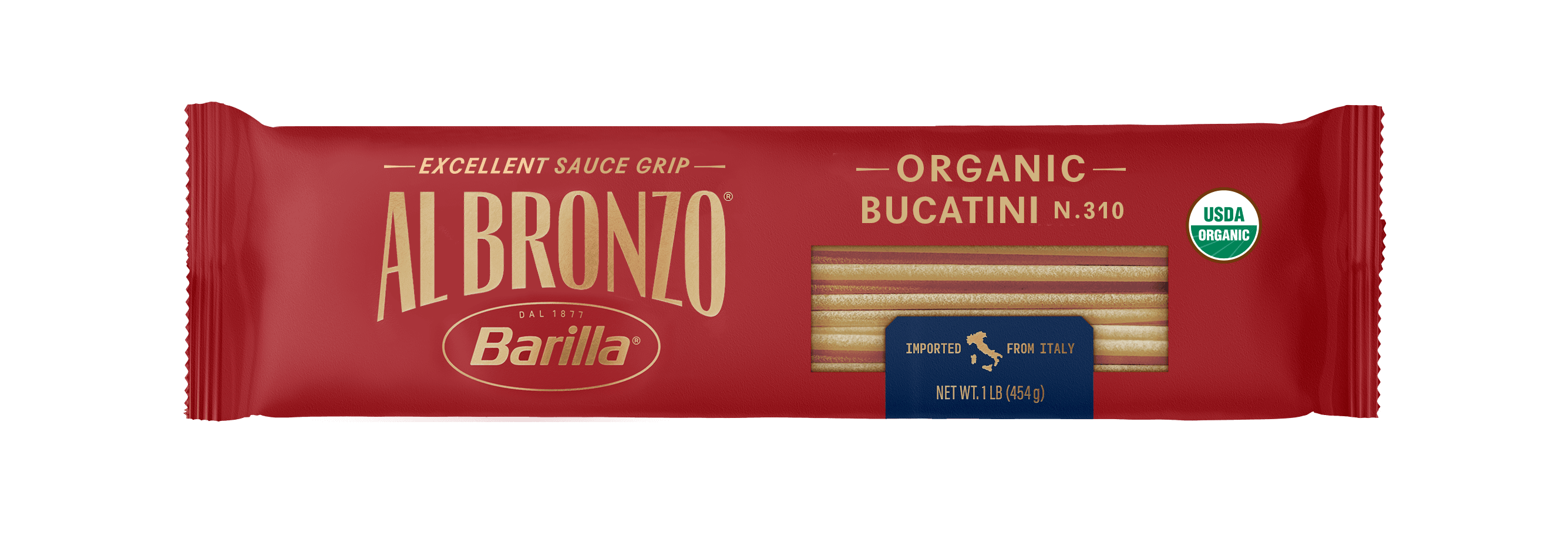 Barilla® Al Bronzo® Organic Bucatini Pasta | US_PROD-6NjOa1xPqfdszY6NdnFJf2