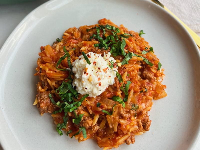 Barilla® One Pot Deconstructed Lasagna Orzo Recipe | US_PROD-9a5c46e4-debf-496c-afe8-f7a53edcf137
