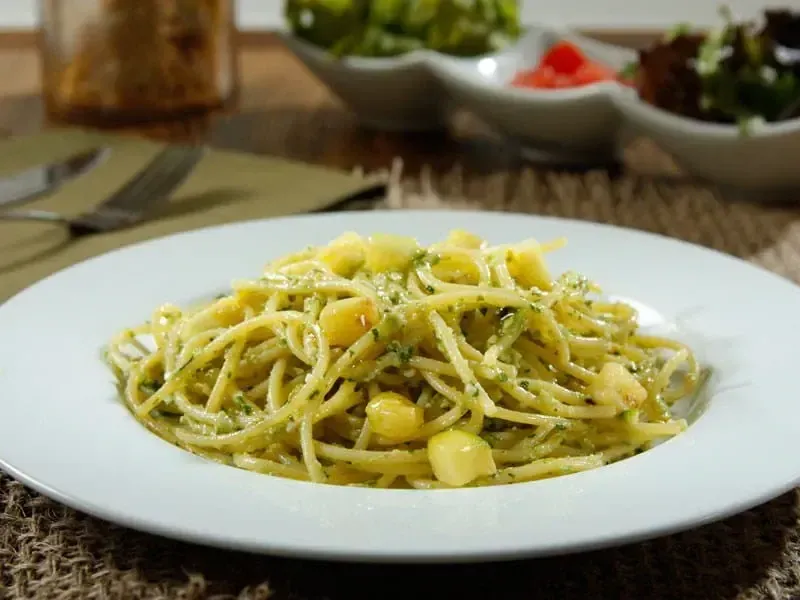 Barilla® Gluten Free Spaghetti Pasta with Zucchini and Aromatic Herb Pesto Recipe | US_PROD-c56c111f-31ec-4794-884e-0fa9f2c39281