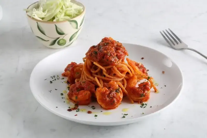 Barilla® Red Lentil Spaghetti with Shrimp “Arrabbiata” Recipe | US_PROD-08d2f2d8-a376-4aaa-a54f-12e7396ff32d