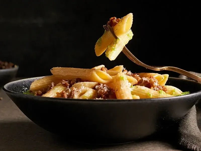 Barilla® Penne Pasta with Broccoli Cream and Italian Sausage Recipe | US_PROD-3dbac47c-61f3-43c3-ae71-f05784c06edb