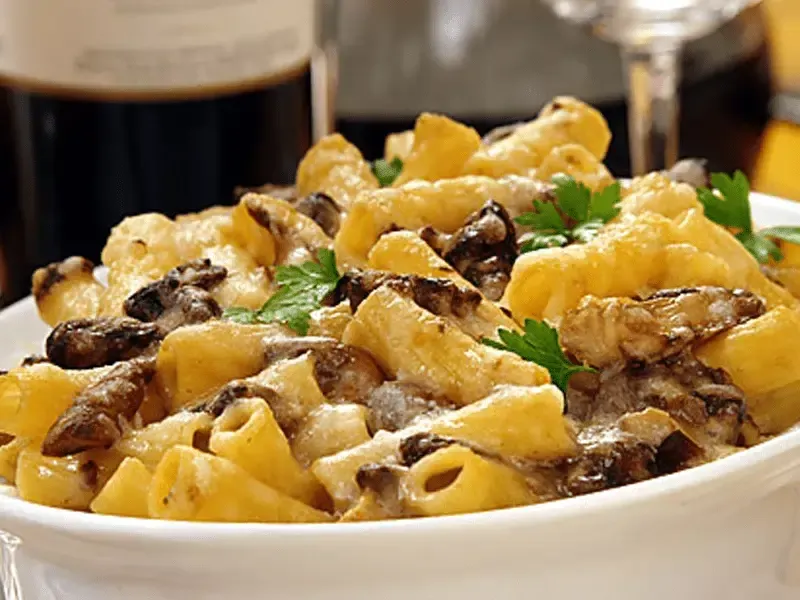 Barilla® Baked Rigatoni with Porcini Mushrooms and Parmigiano Cheese Recipe | US_PROD-9e41ae7c-d34d-4faa-9ed9-8b2a388a5925