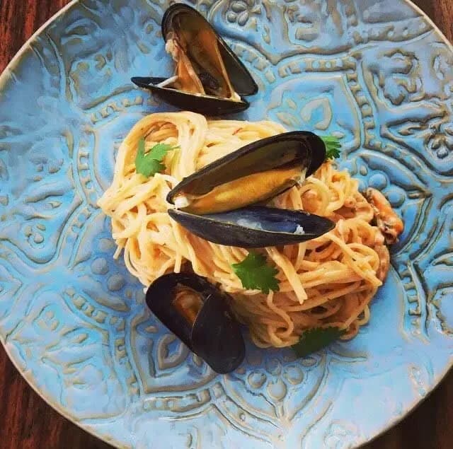 Barilla® Angel Hair Pasta with Mussels in Chipotle Sauce Recipe | US_PROD-0b31e65e-c075-48c6-9f05-b3e2c232daf2
