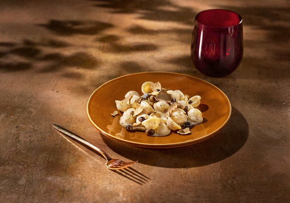 Barilla® Al Bronzo® Orecchiette Pasta with Truffle Mushrooms Recipe | US_PROD-1B0kG5JQrZIsoSvGDclvrU