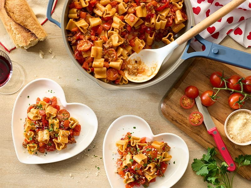 Barilla® Sweet and Spicy Heart Pasta Recipe | US_PROD-21476dd3-67e2-4baf-83fc-8debfe47c38a
