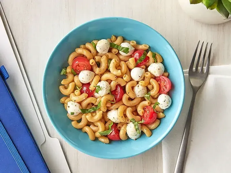 Caprese Pasta Salad Recipe with Barilla® Ready Pasta Elbow Macaroni | US_PROD-e0e25e0a-07f8-44ec-b154-07eb0672b828