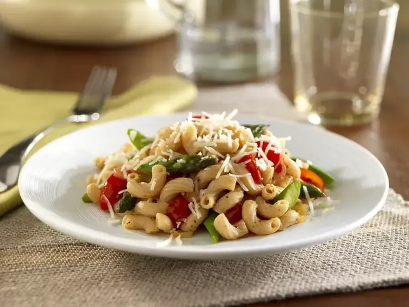 Barilla® Whole Grain Elbow Macaroni Pasta with Asparagus, Grape Tomatoes and Asiago Cheese Recipe | US_PROD-c9e56bfa-45fd-4e66-9ff4-75a7ac0cc24f