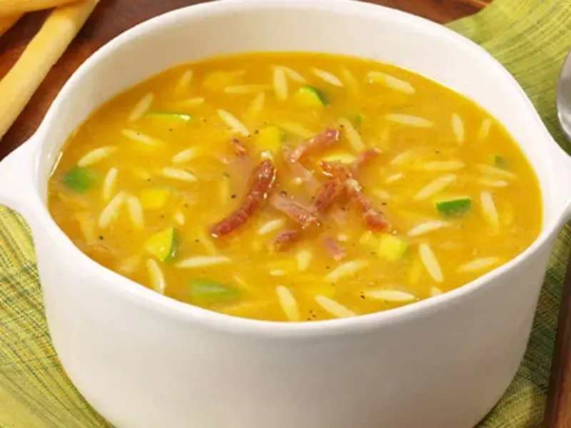 Barilla® Orzo Pasta Butternut Squash Soup Recipe | US_PROD-1486af53-dc4d-4fe8-8693-d3e7e38b8a3e