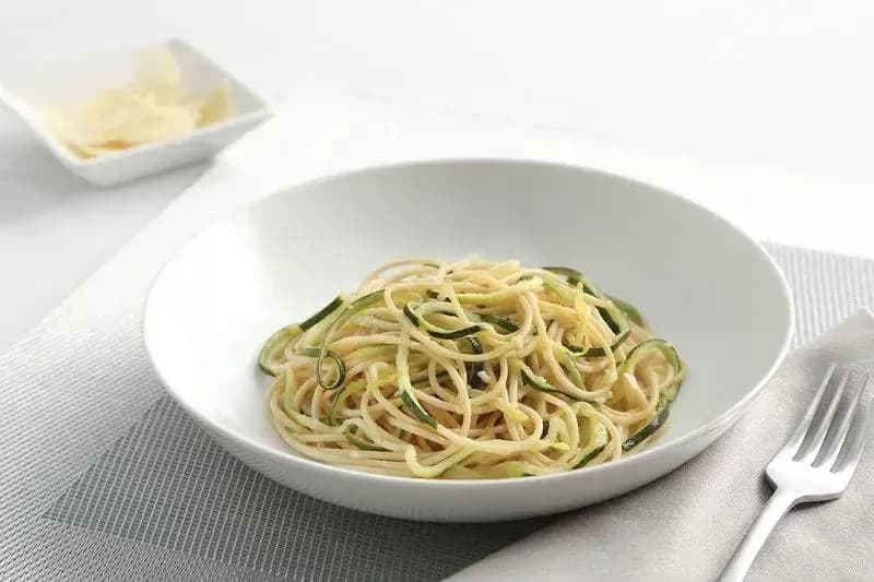 Barilla® Protein+® Spaghetti Pasta with Roasted Zucchini and Garlic Recipe | US_PROD-2b3c670c-95b7-46d0-a83d-0622d589a31a